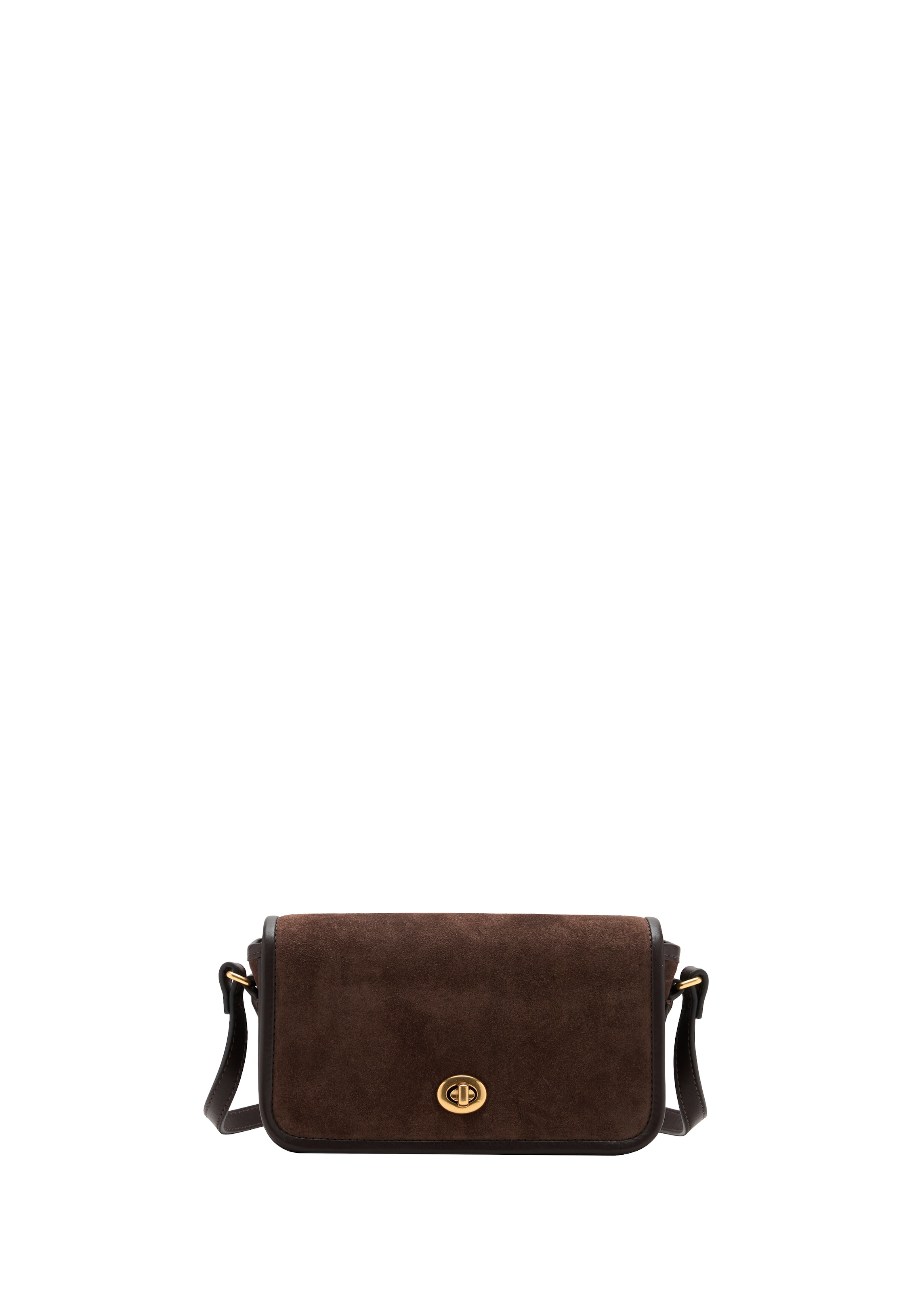Sac à bandoulière 'TERESA' MANGO en marron : devant