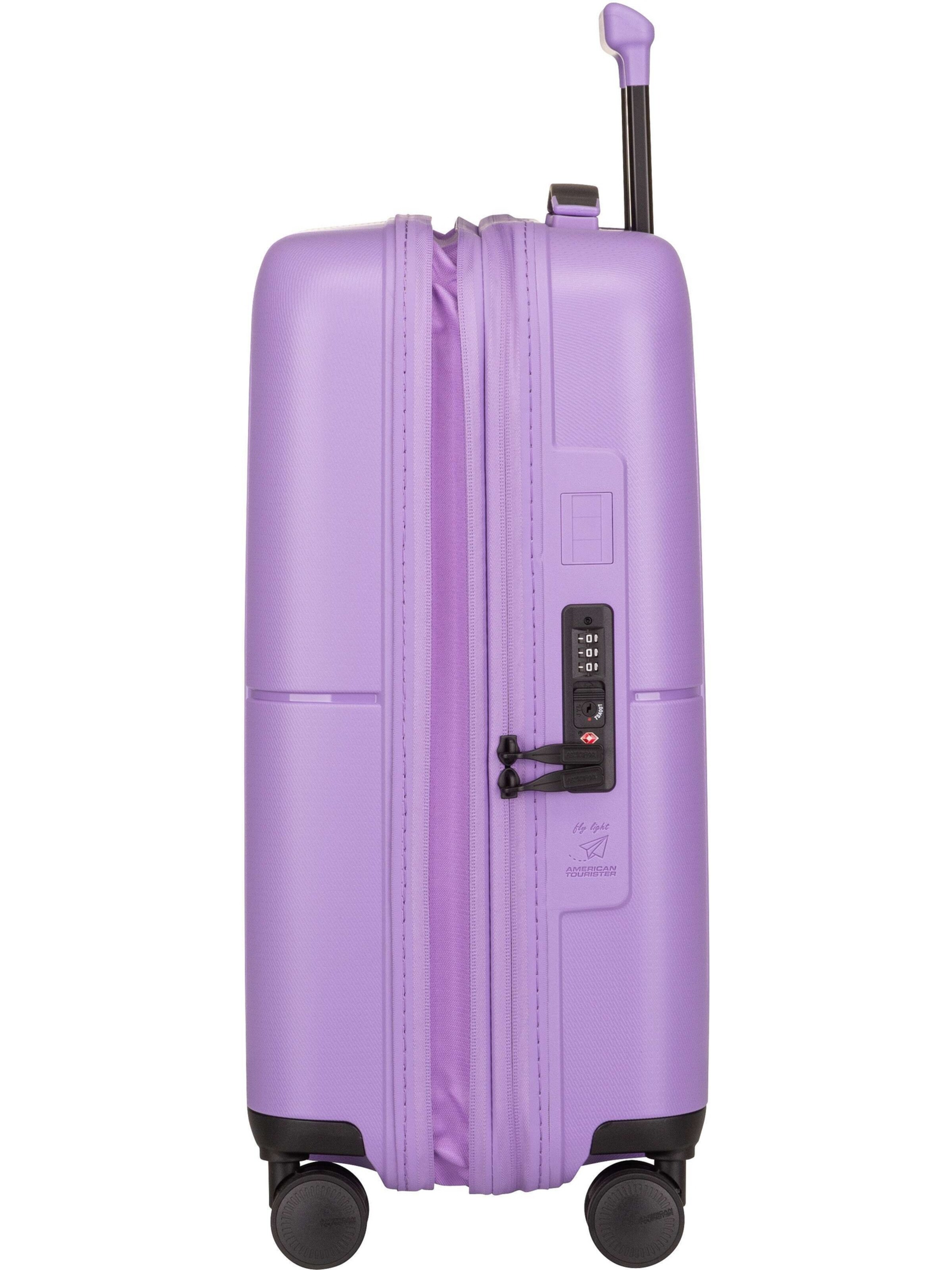 American Tourister Cart 'Dashpop Spinner 55 EXP' in Purple