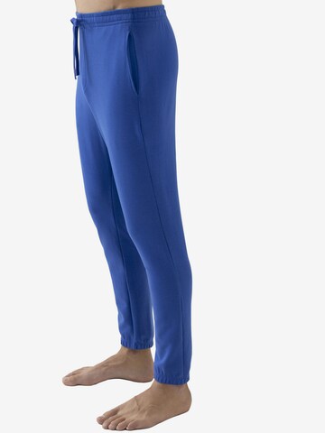 Effilé Pantalon de pyjama Mey en bleu