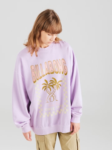 Sweat-shirt 'RIDE IN' BILLABONG en violet : devant