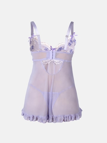 ORGANZA Lingerie Negligée 'Babydoll' in Lila