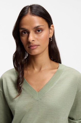 BOSS Pullover ' Freeslyn ' in Grün