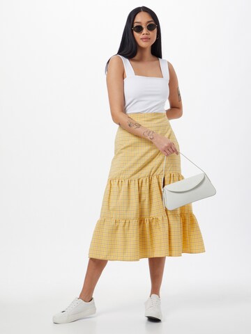 Fashion Union Skirt 'Paradiso' in Yellow
