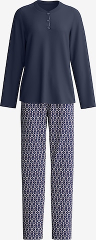 CALIDA Pyjama in Blau: Vorderseite