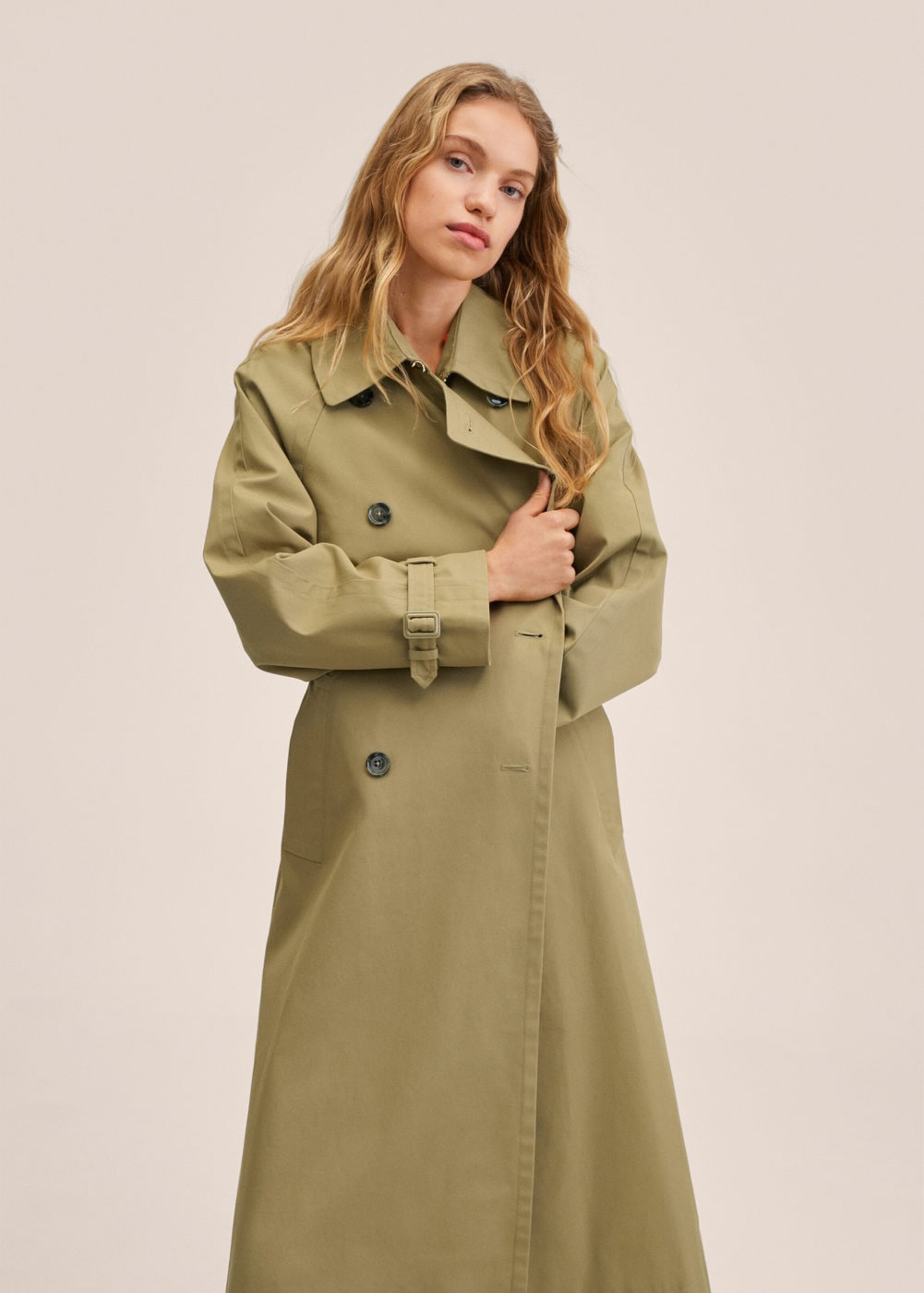 Frauen Mäntel MANGO Übergangsmantel 'padrino' in Khaki - KJ04004 Frauen Mäntel MANGO Übergangsmantel 'padrino' in Khaki - KJ04004