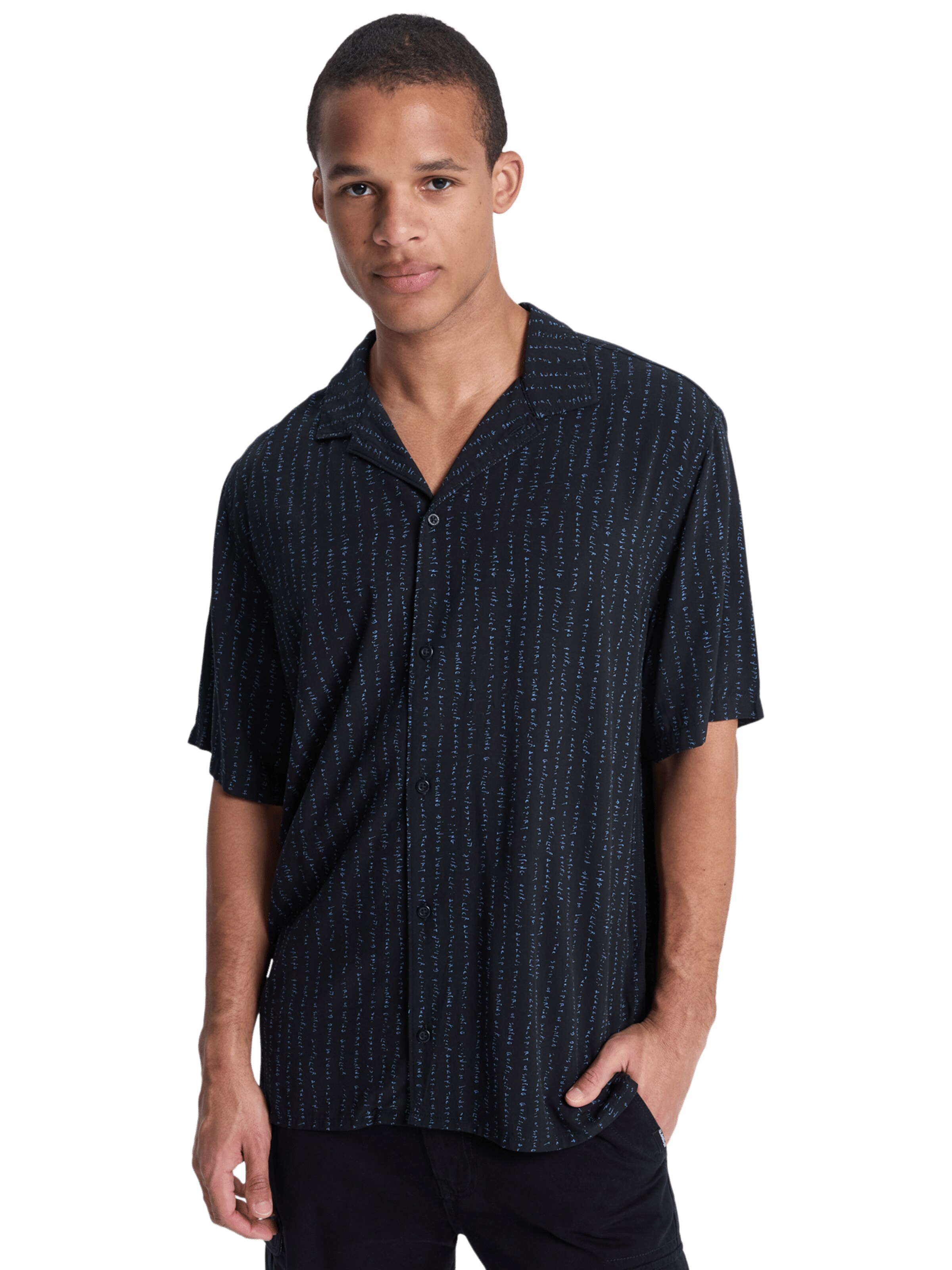 QUIKSILVER Hemd 'Paradise' in Blau: Vorderseite