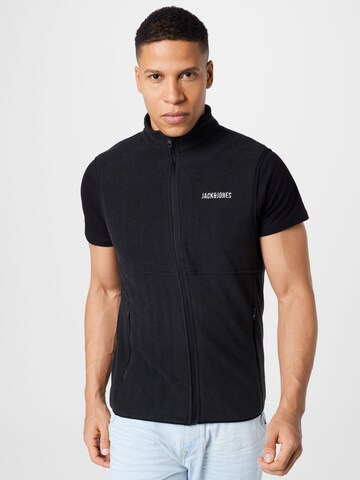 JACK & JONES Vest 'HYPE', värv must: eest vaates