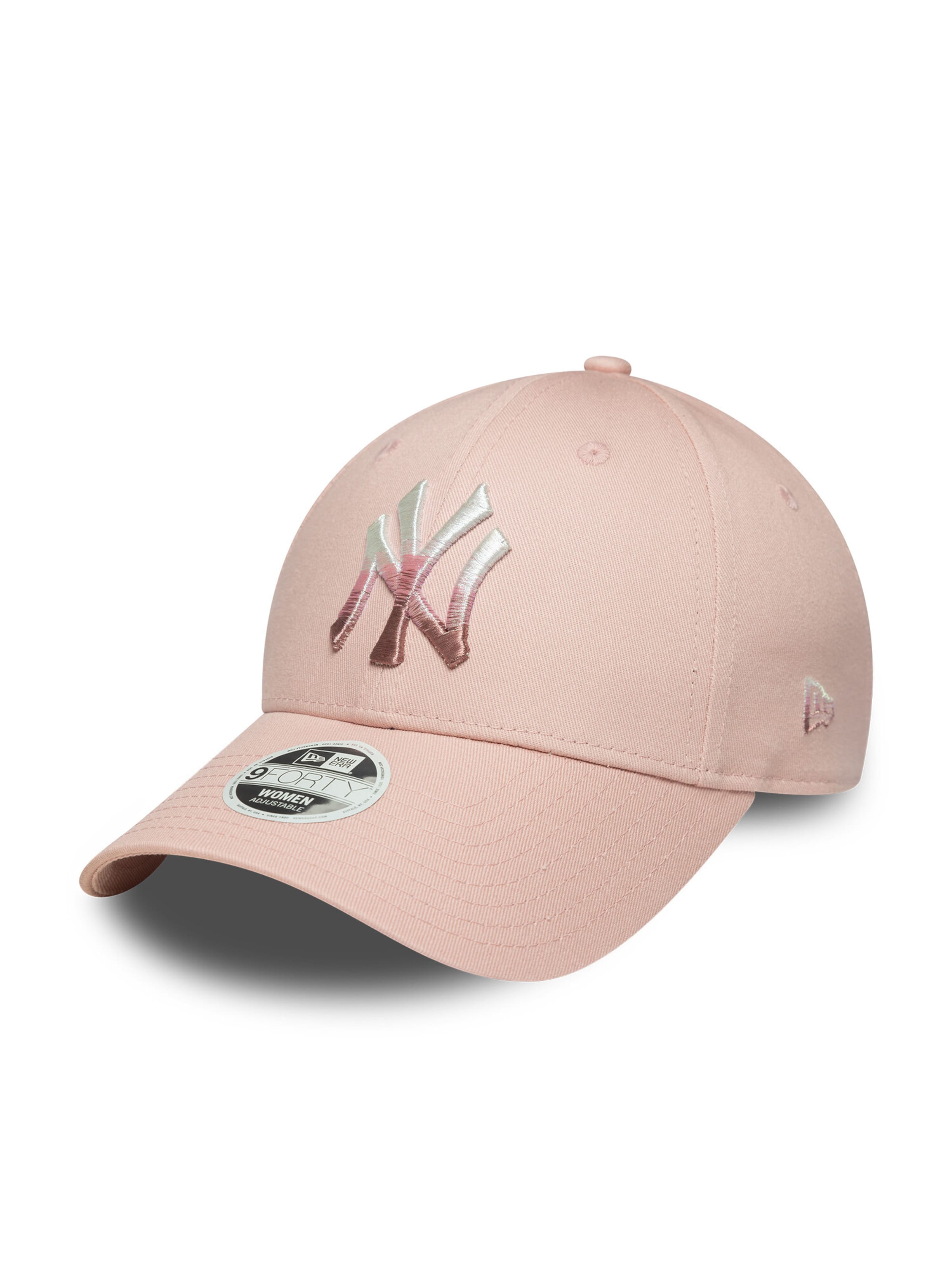 Casquette de sport '9FORTY New York Yankees MLB' NEW ERA en rose : devant