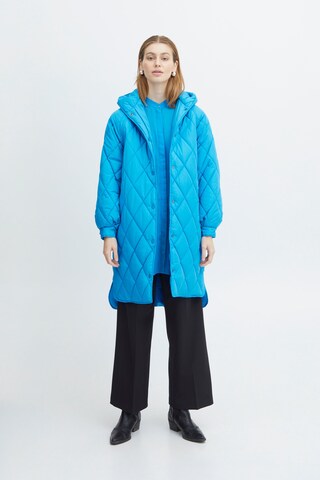 ICHI Between-Seasons Coat 'HANSA' in Blue