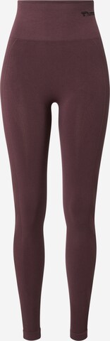 Pantalon de sport 'Tif' Hummel en marron : devant