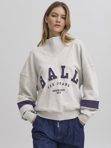 Pull-over ' BAFOSSATI HIGH COLLAR ' Ball en gris