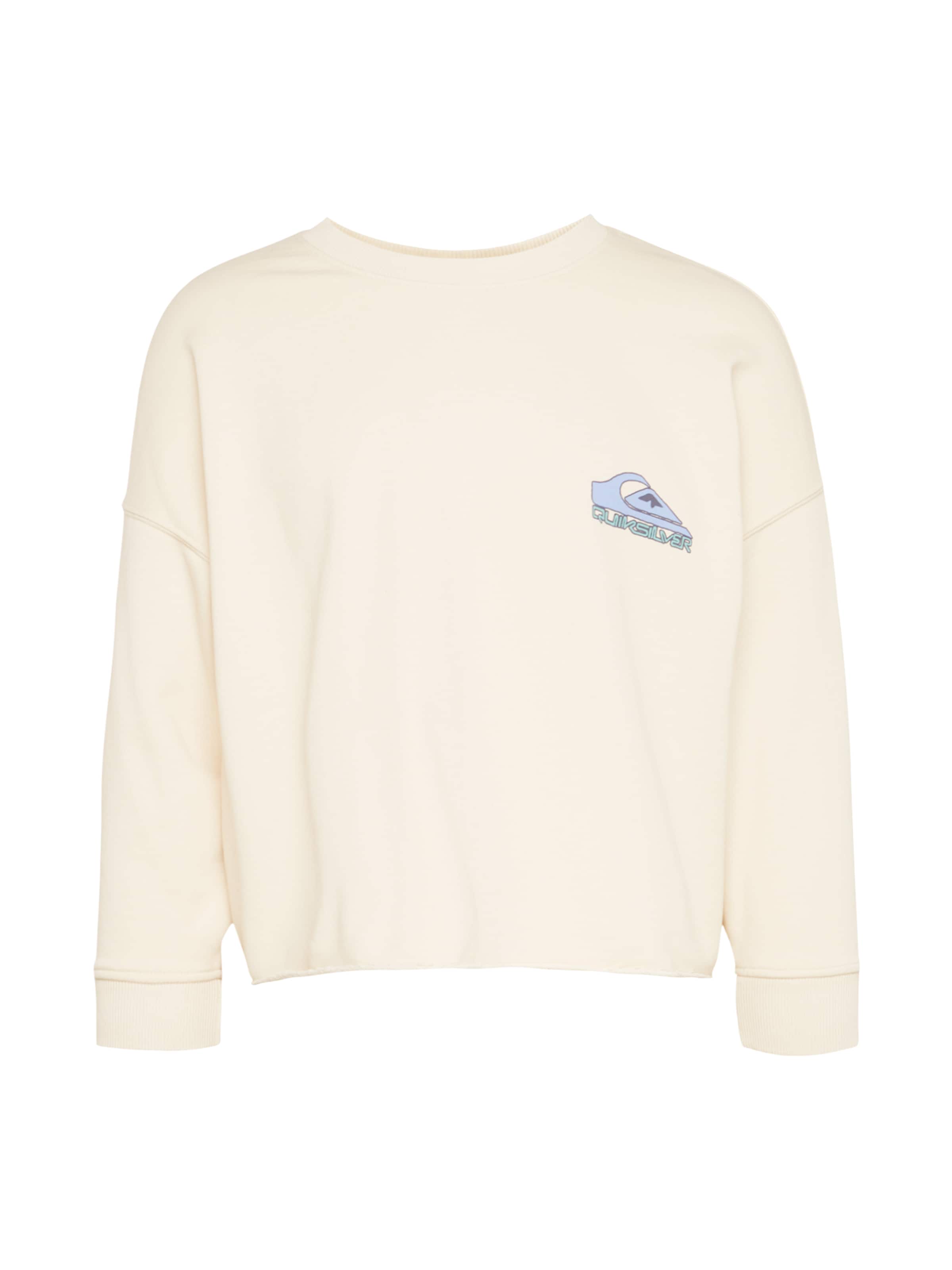 Sweat-shirt QUIKSILVER en beige : devant