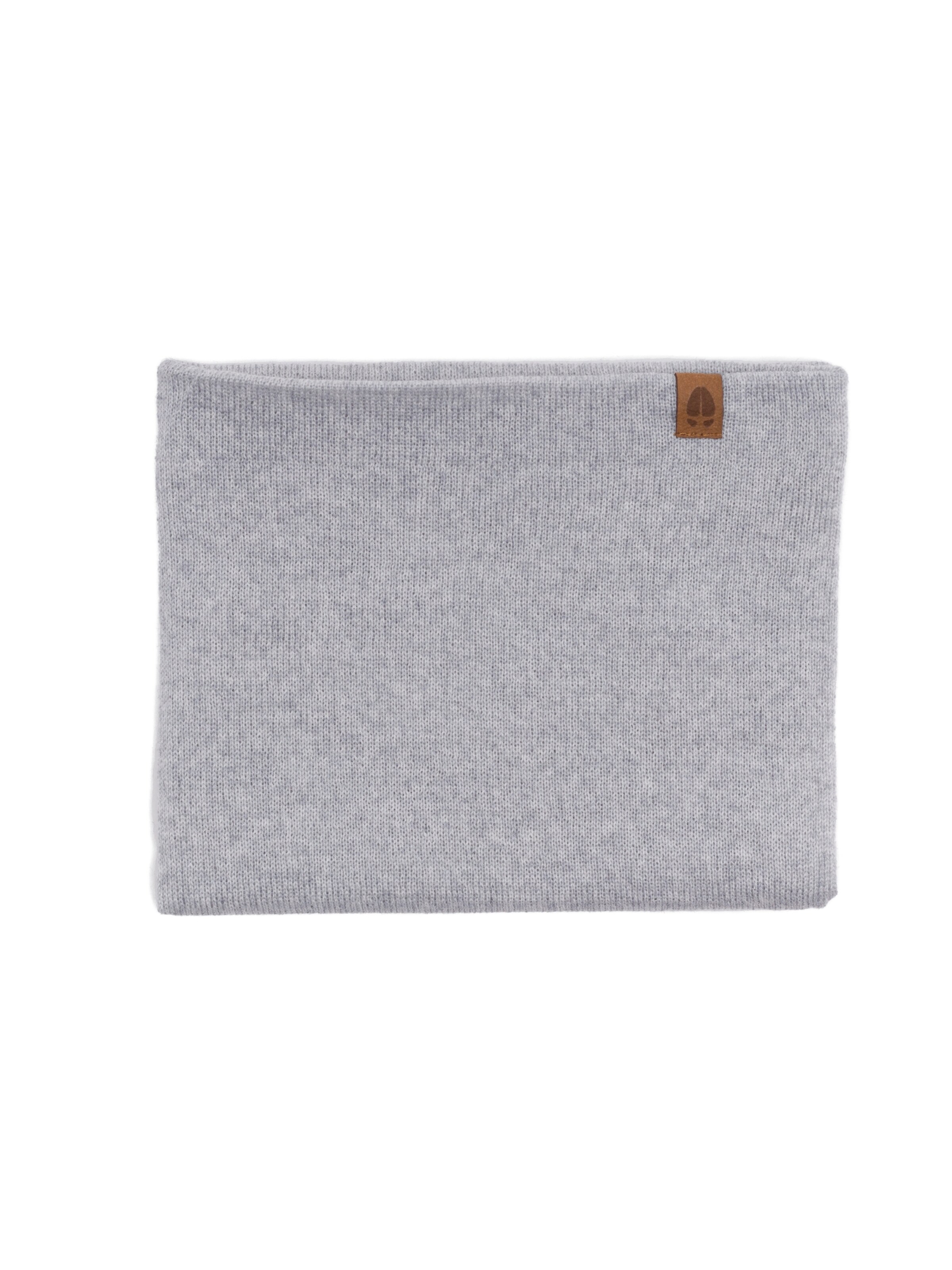 KOPYTO Schlauchschal 'OPOS' in Grau: Vorderseite