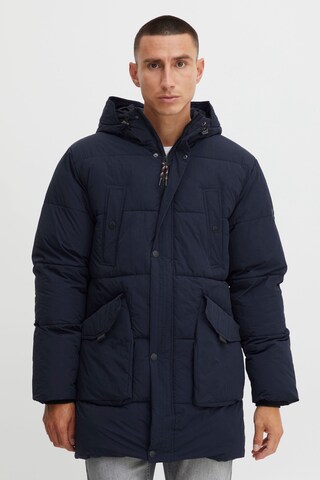 INDICODE JEANS Winterparka 'Idzeppal' in Blauw: voorkant