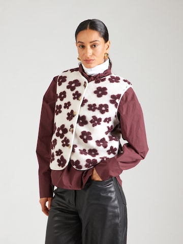 Hailys - Chaleco de punto 'El44li' en beige: frente