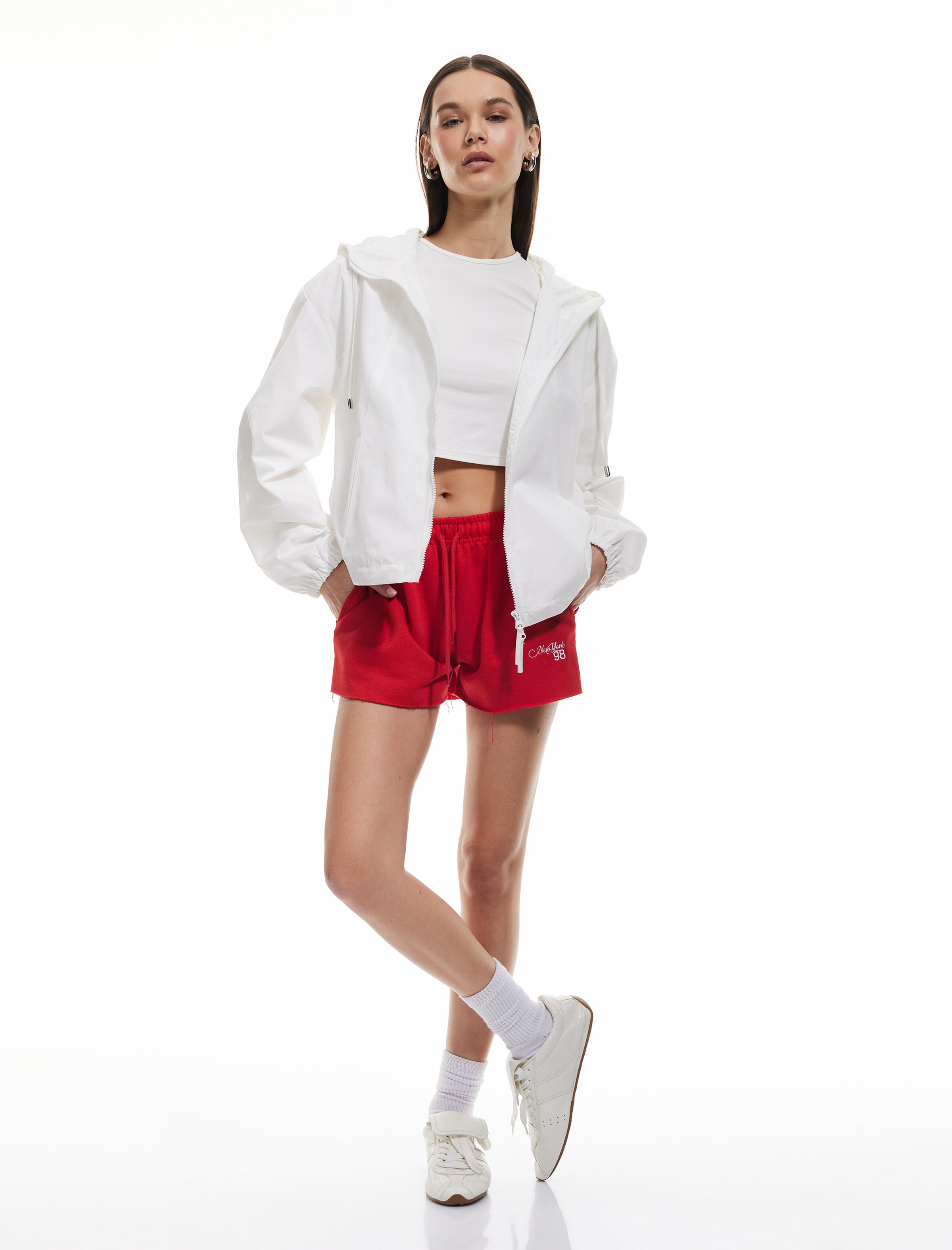 Koton Between-Season Jacket in White