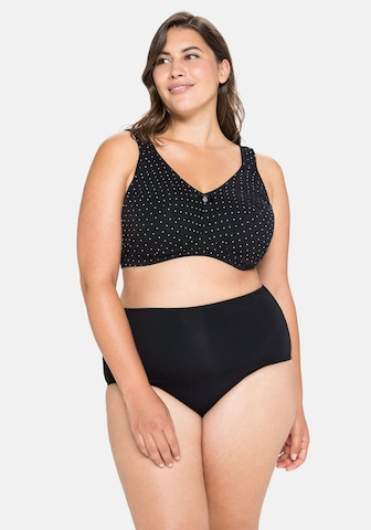 SHEEGO Zmenšujúca Zmenšujúca podprsenka - Čierna