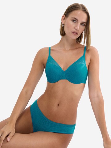 TRIUMPH Push-up Bra ' Red Label Triumph Signature Sheer ' in Blue