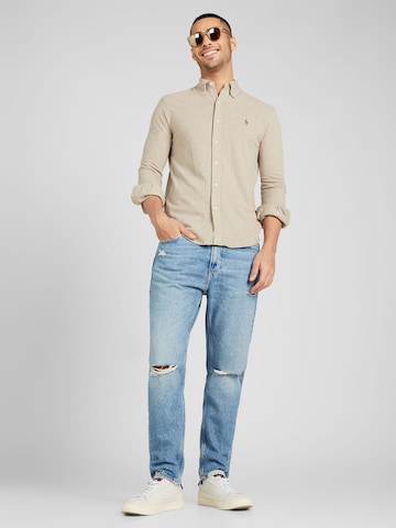 Polo Ralph Lauren Slim fit Overhemd in Beige