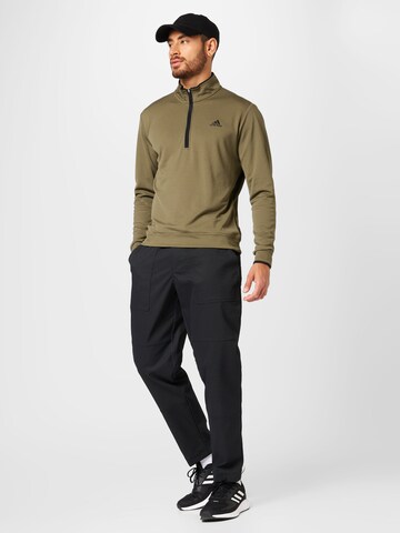 Effilé Pantalon de sport ADIDAS GOLF en noir