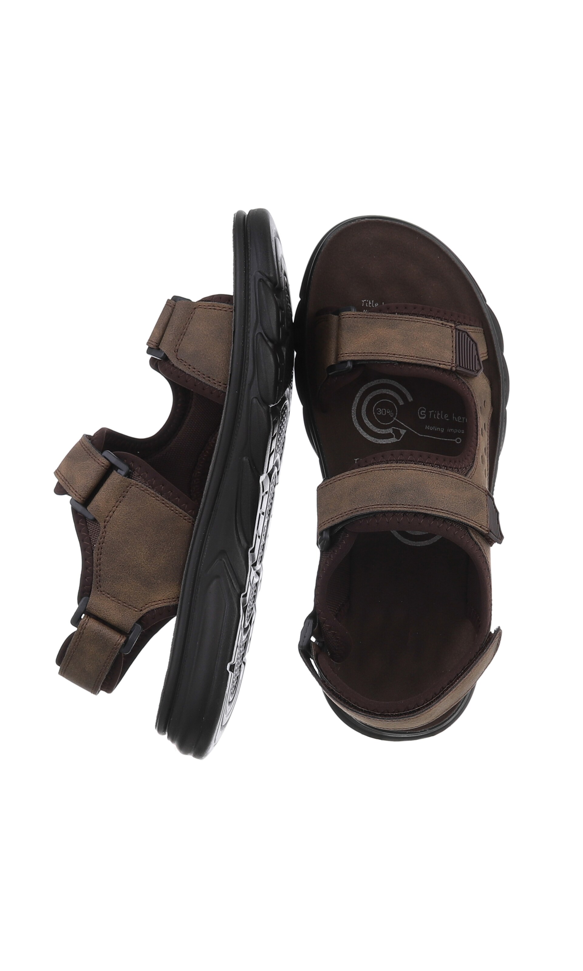CoolWalk Hiking Sandals in Green