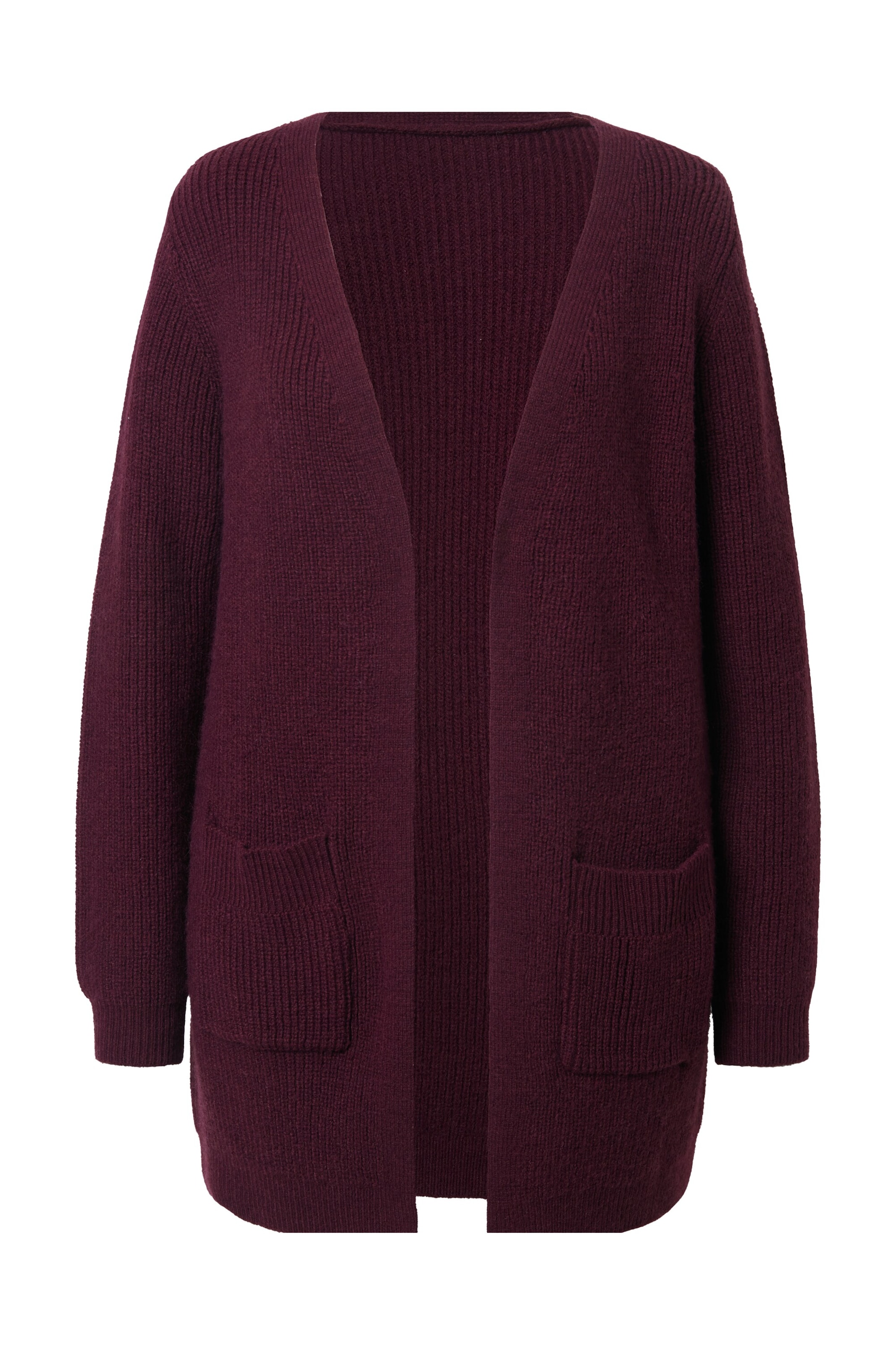 Ulla Popken Strickjacke in Lila: Vorderseite