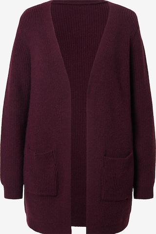 Ulla Popken Gebreid vest in Lila: voorkant