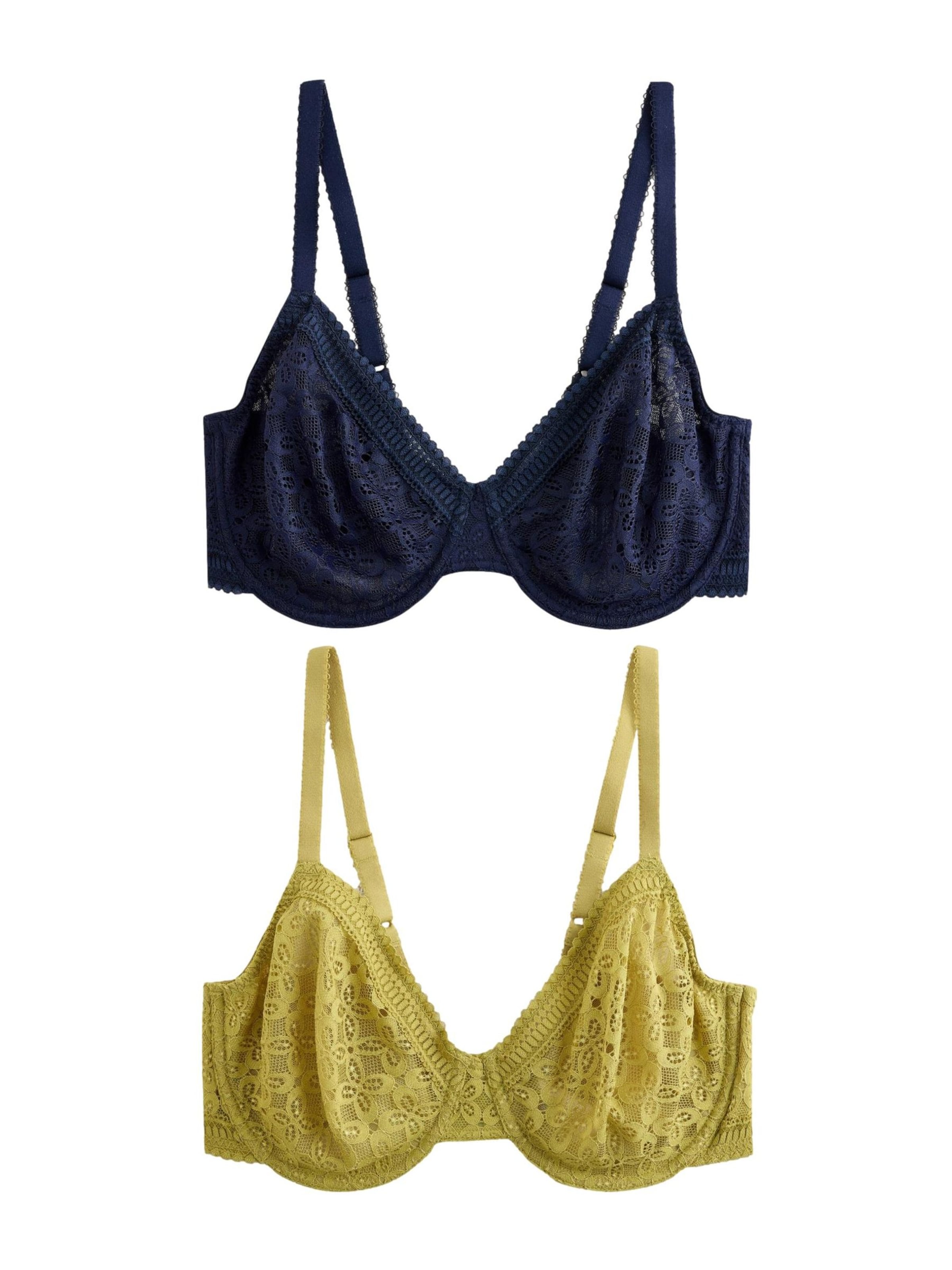 Next Korzetová Podprsenka – modrá: přední strana