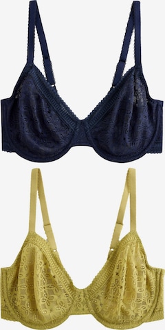 Next Korzetová Podprsenka – modrá: přední strana