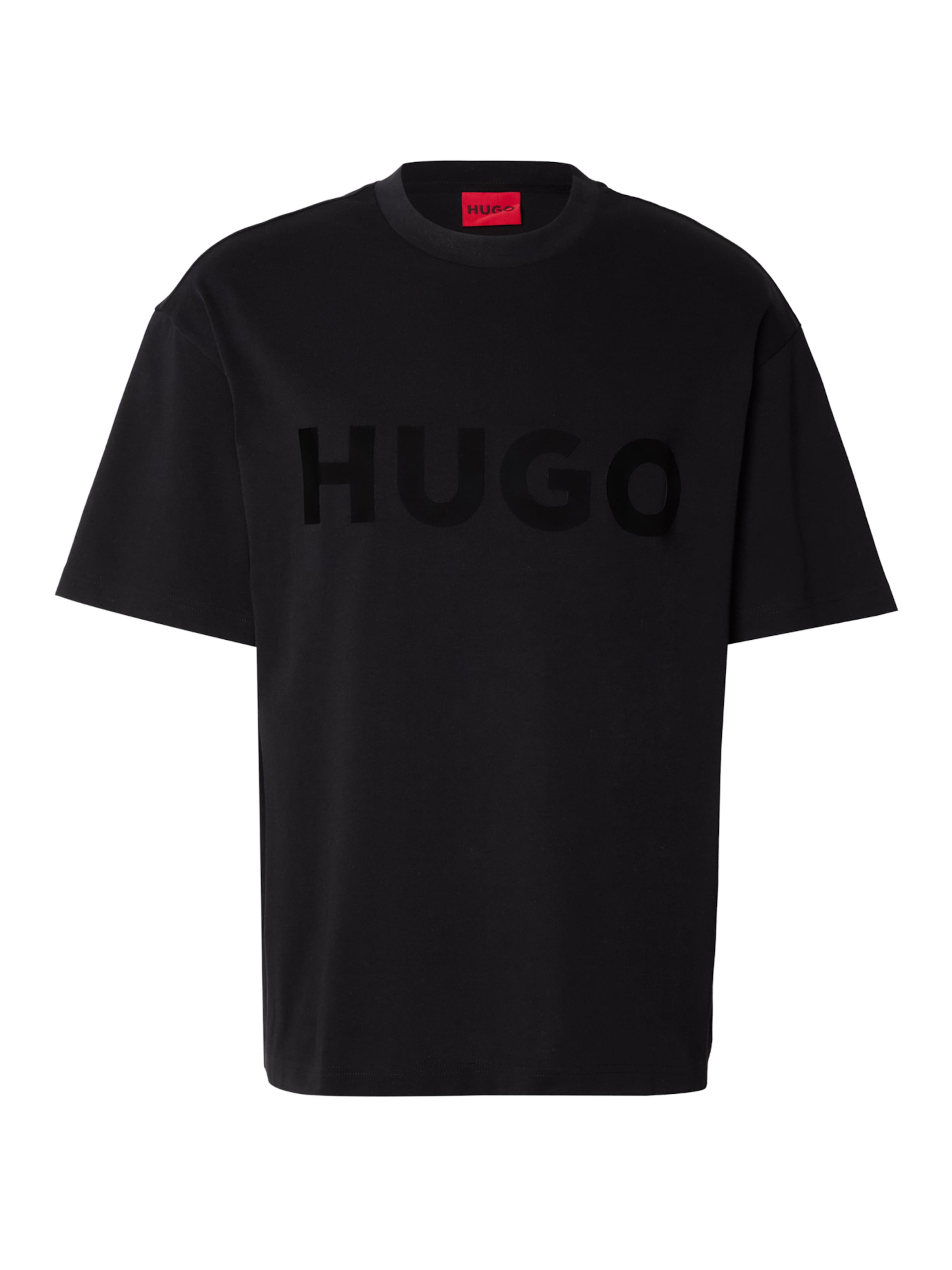 HUGO T-Shirt 'Dinkee' in Schwarz: Vorderseite