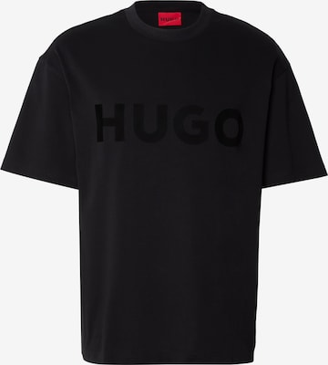 HUGO T-Shirt 'Dinkee' in Schwarz: Vorderseite