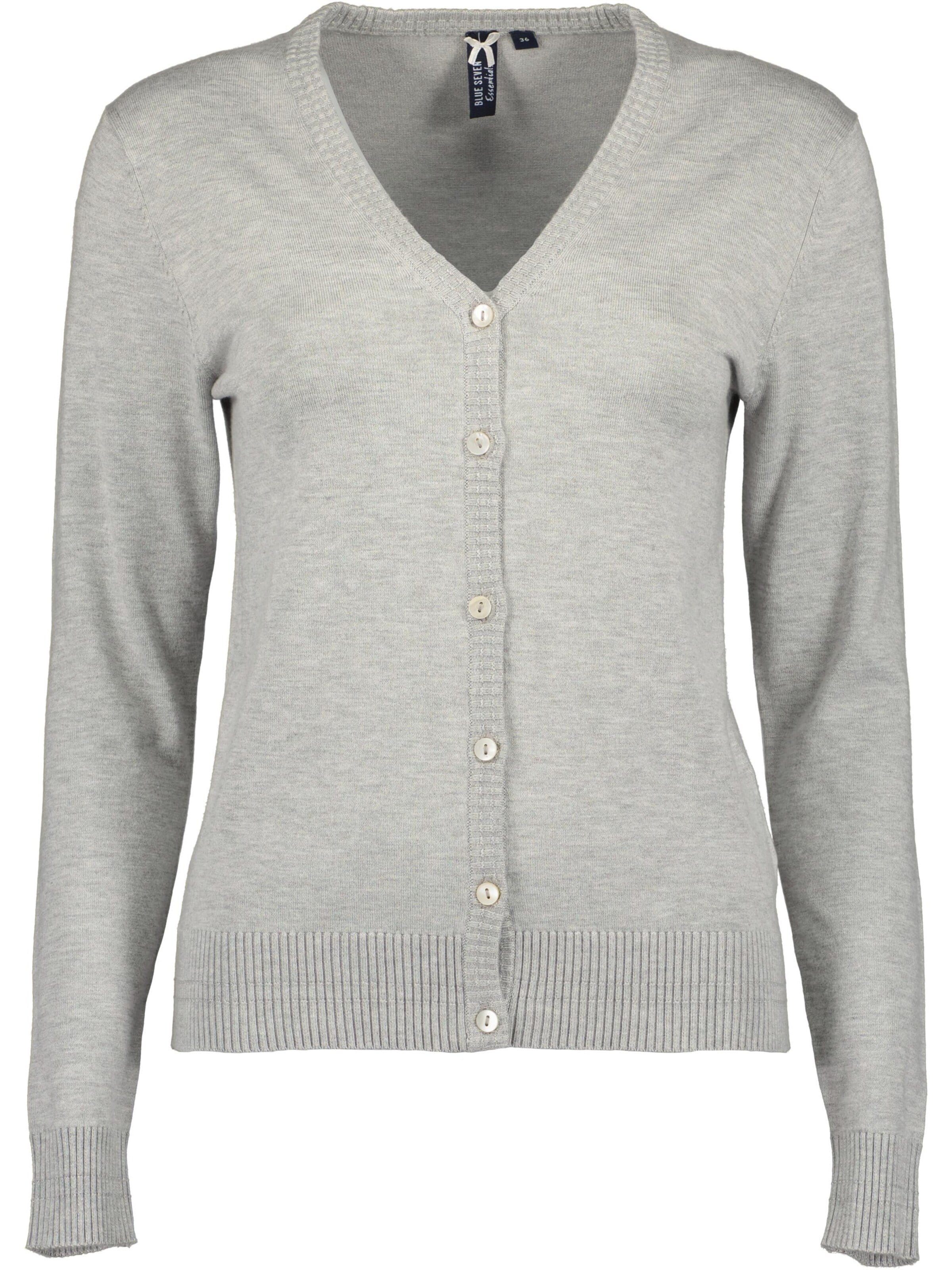 BLUE SEVEN Strickjacke‌‌ in Grau: Vorderseite