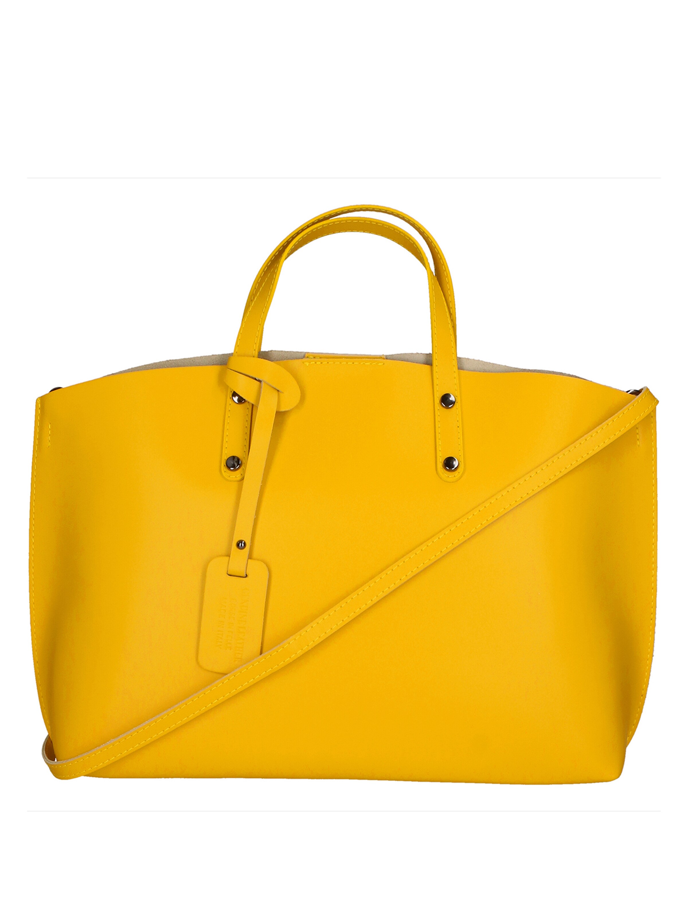 Gave Lux Handtasche in Gelb: Vorderseite