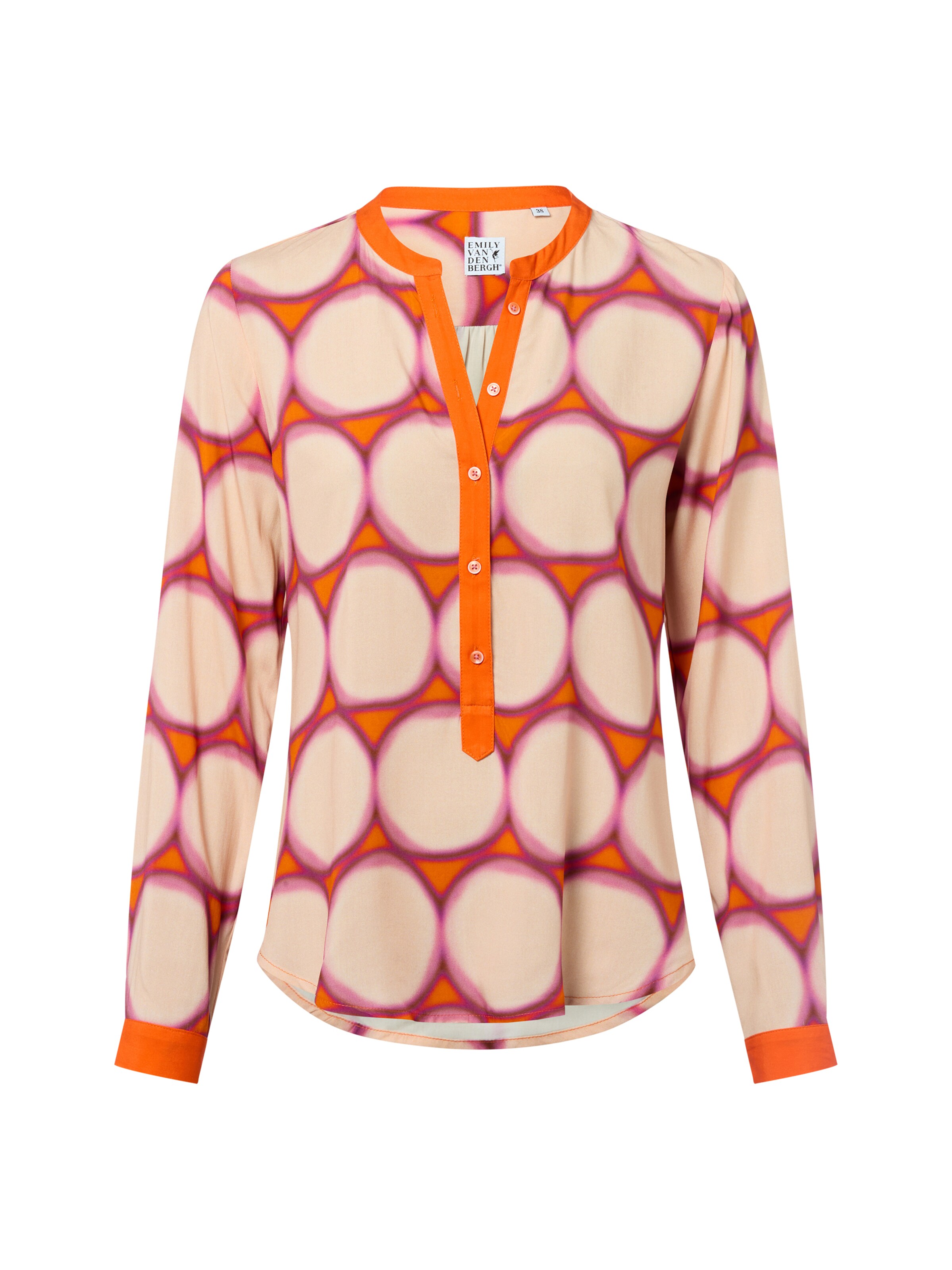 Emily Van Den Bergh Blouse in Beige: front