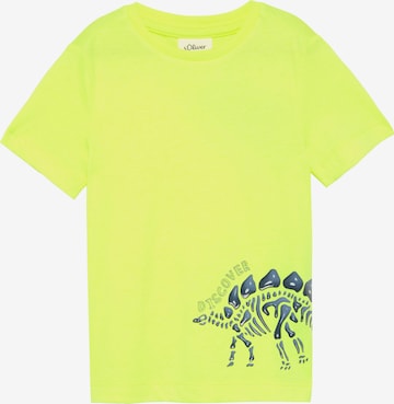 T-Shirt s.Oliver en vert : devant