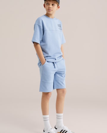 WE Fashion Shirt in Blauw