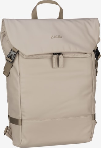 ZWEI Rucksack 'Aqua' in Beige: predná strana