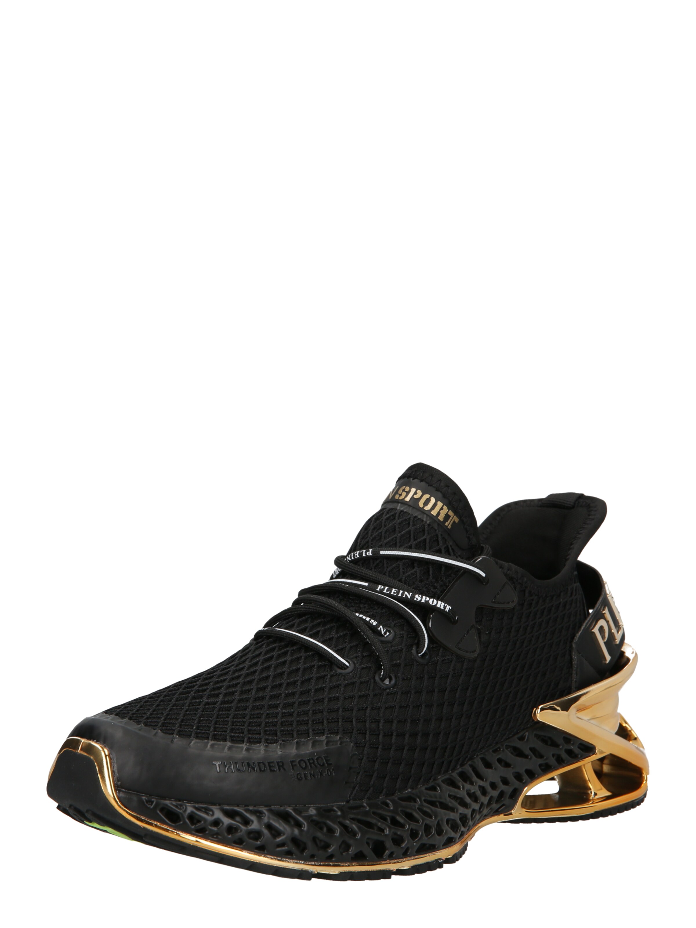 Sneaker bassa 'Thunder Force Genx 01' di Plein Sport in nero: frontale