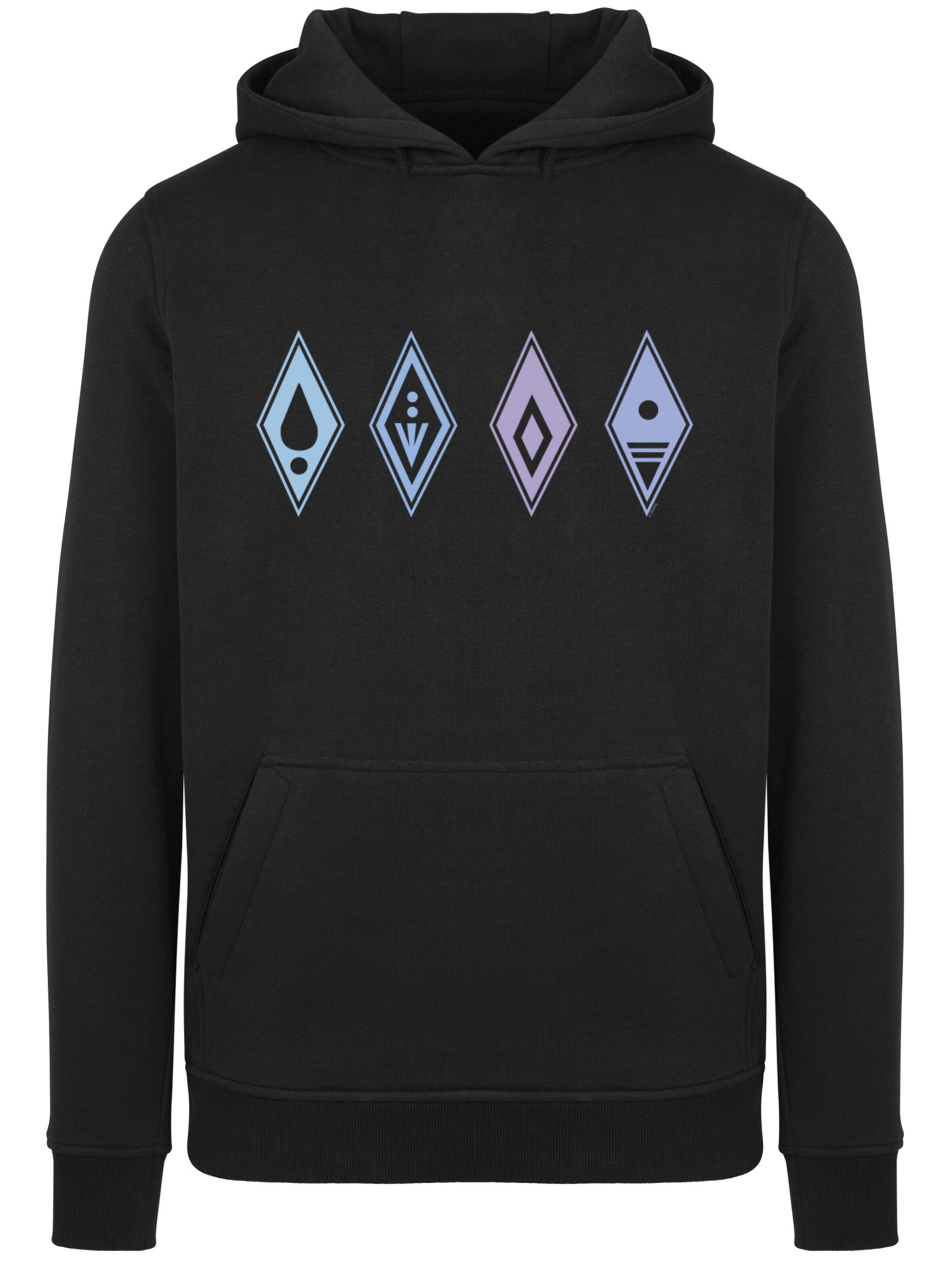 F4NT4STIC Sweatshirt in Schwarz: Vorderseite