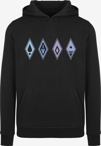 F4NT4STIC Sweatshirt in Zwart: voorkant