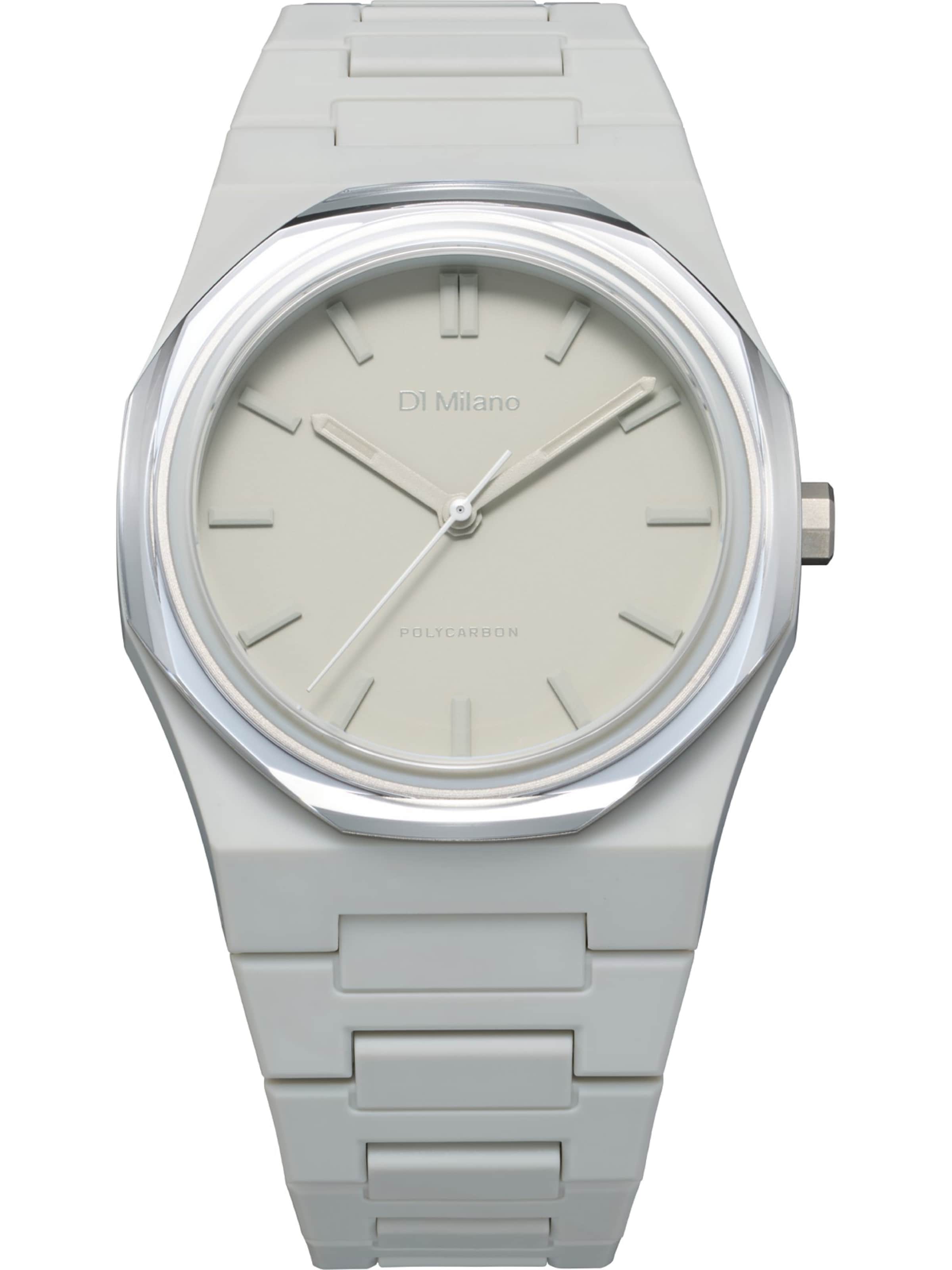 D1 Milano Analoguhr 'PCBJ39' in Grau: Vorderseite