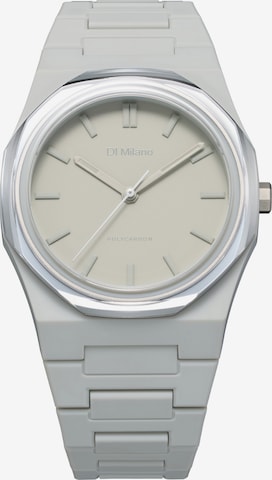 D1 Milano Analoguhr 'PCBJ39' in Grau: Vorderseite