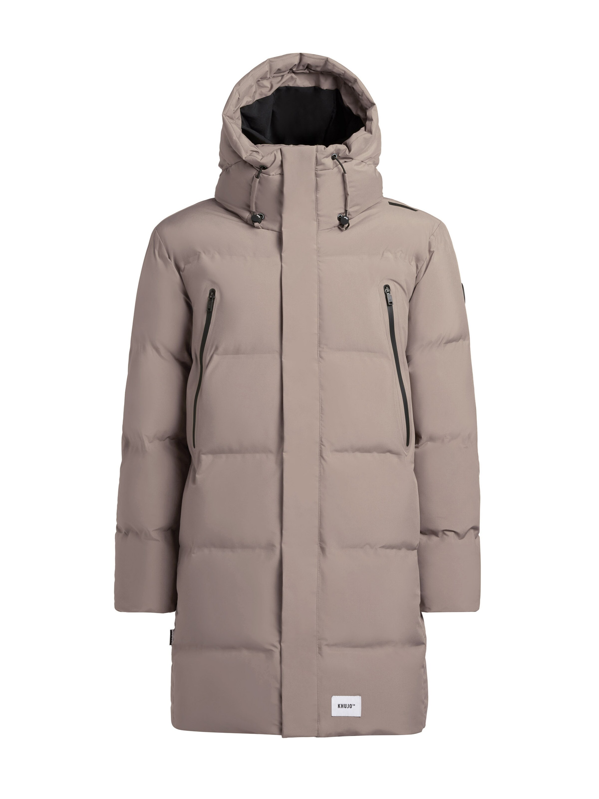 khujo Зимнее пальто 'Morse3' в Серый: спереди