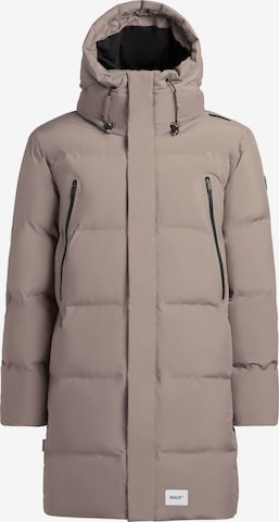 Manteau d’hiver 'Morse3' khujo en gris : devant