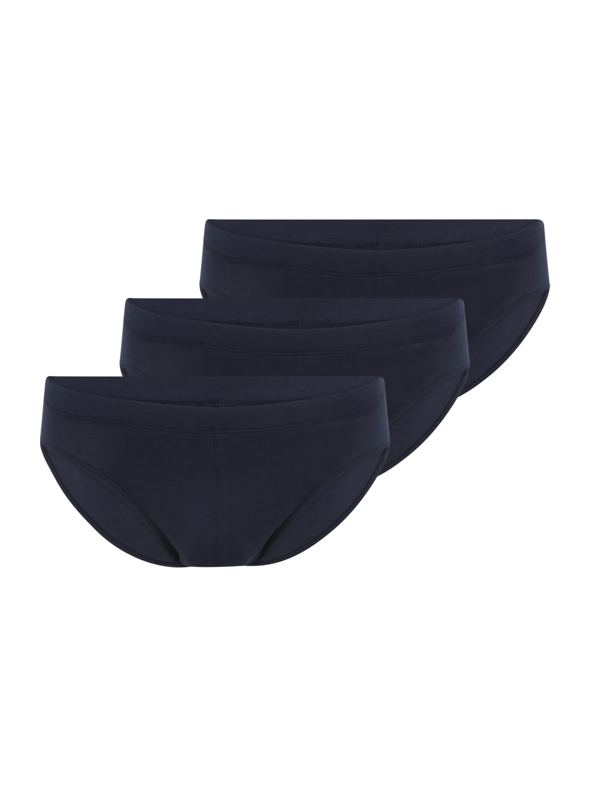 uncover by SCHIESSER Supermini Slip '3-Pack Uncover' in Blau: Vorderseite