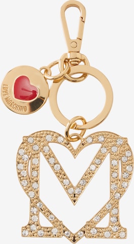 Love Moschino Taschenzubehör in Gold: Vorderseite