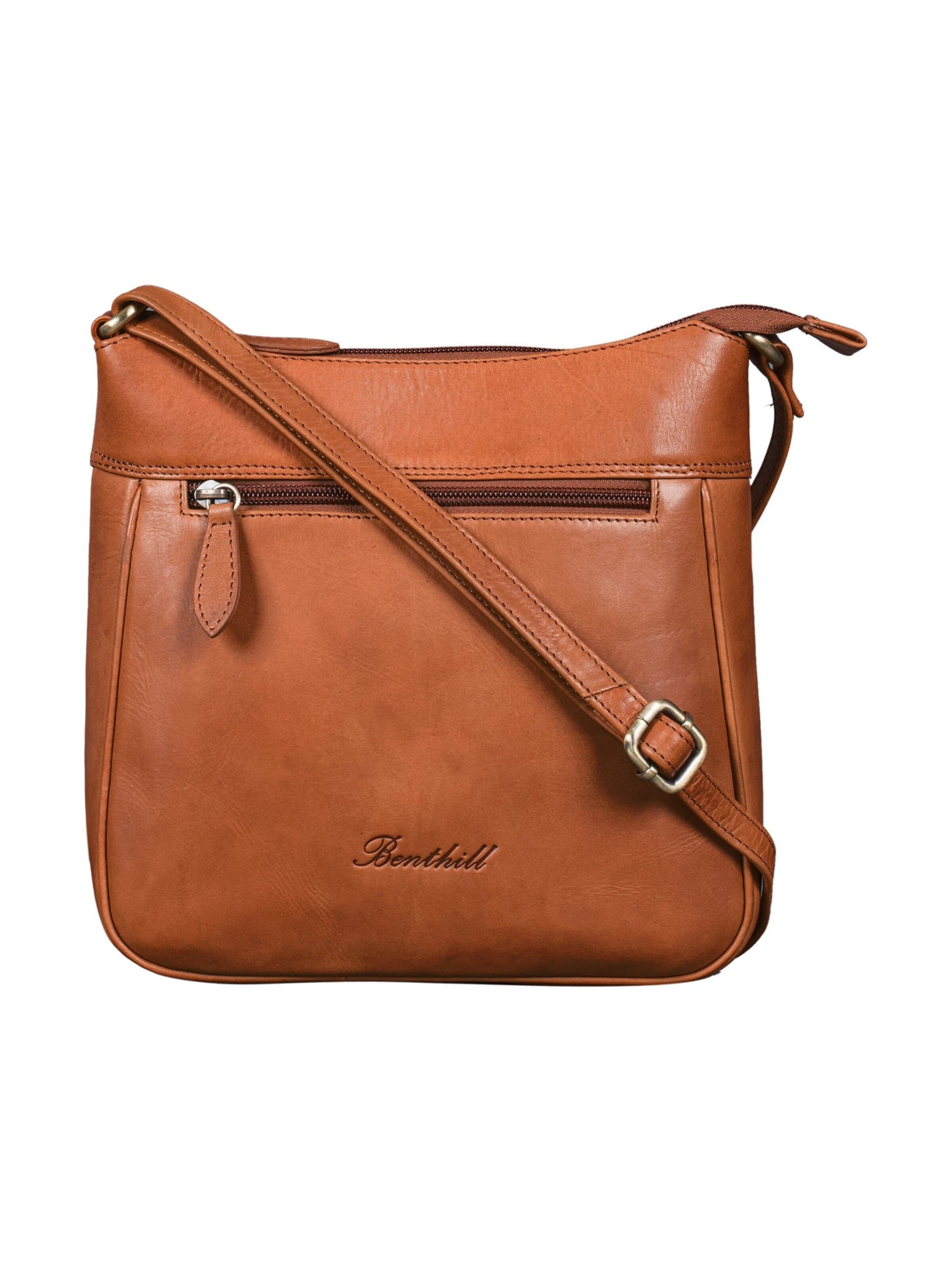 Benthill Shoulder Bag in Brown: front
