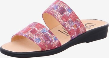 Ganter Mules in Pink: front