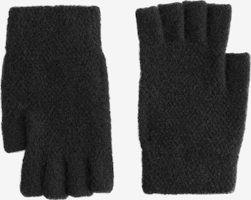 Guanti con dita corte di Next in nero: frontale