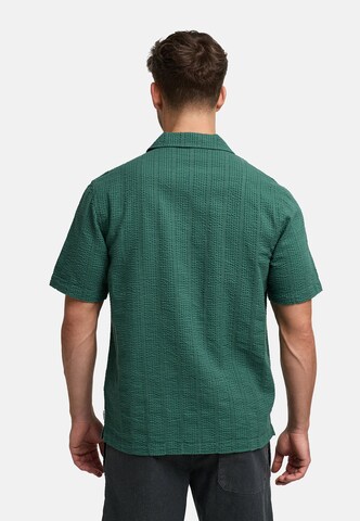 INDICODE JEANS Regular fit Button Up Shirt 'INWallz' in Green